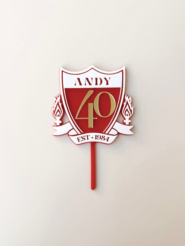 Cake Topper - Football