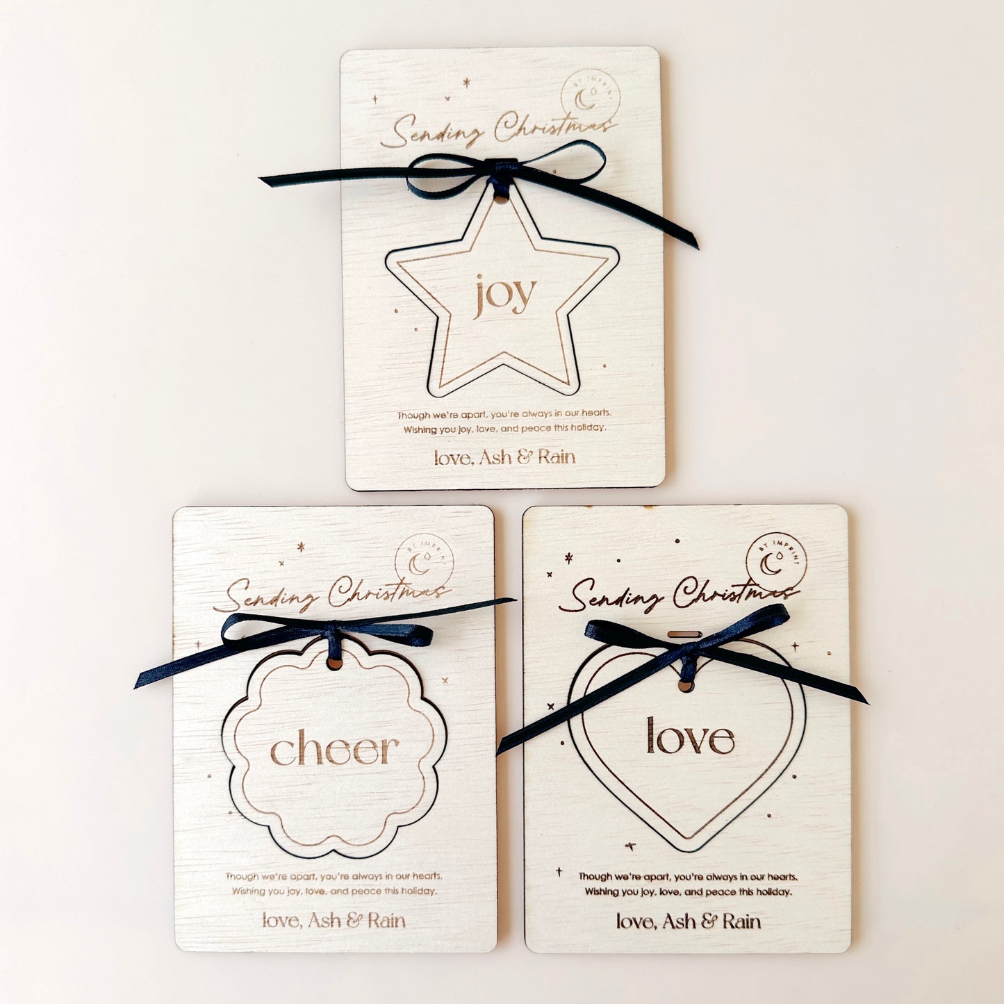 Gift Card Bauble - Christmas Wishes