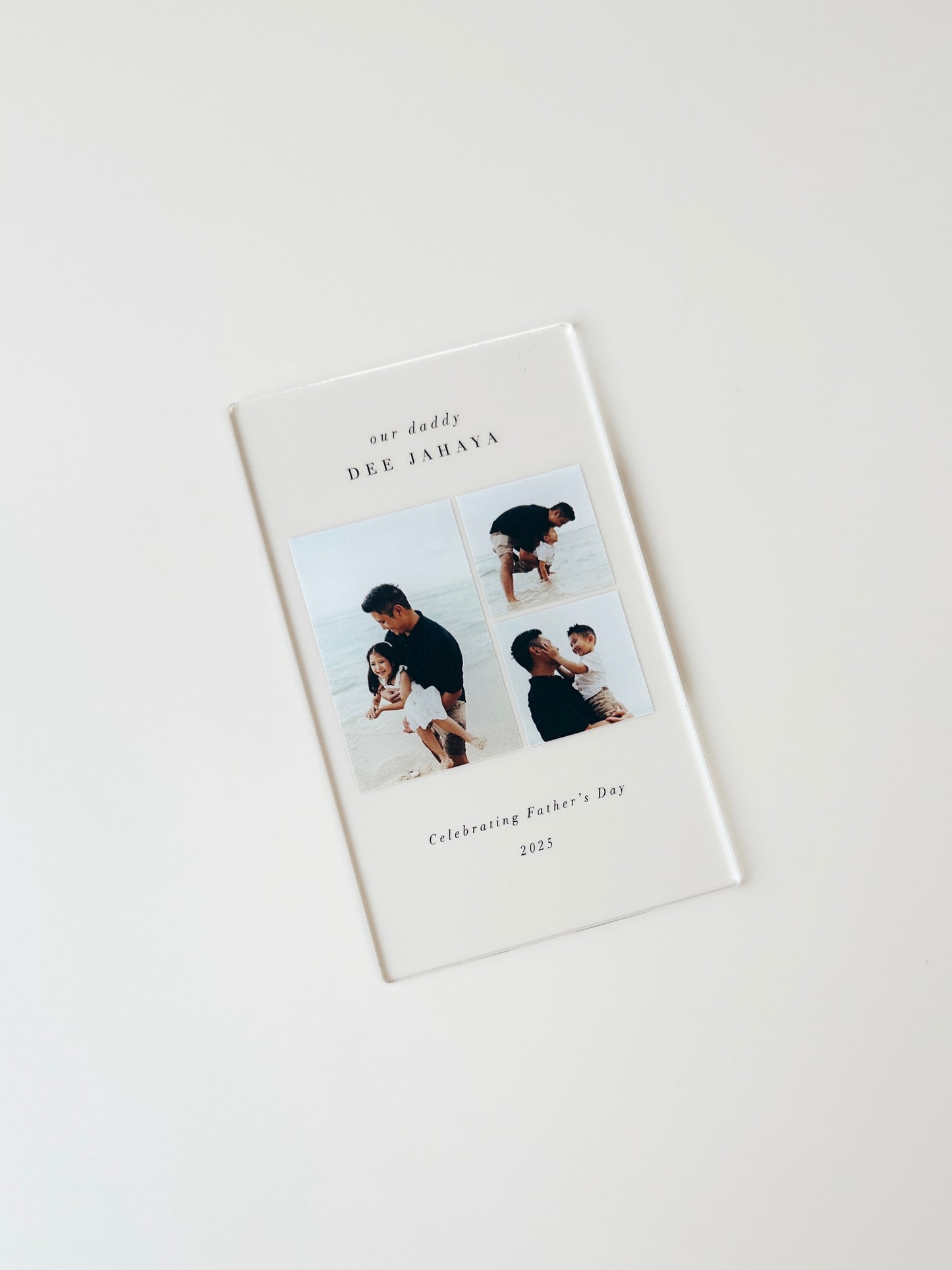 Mini Photo Plaque - Father's Day - Collage