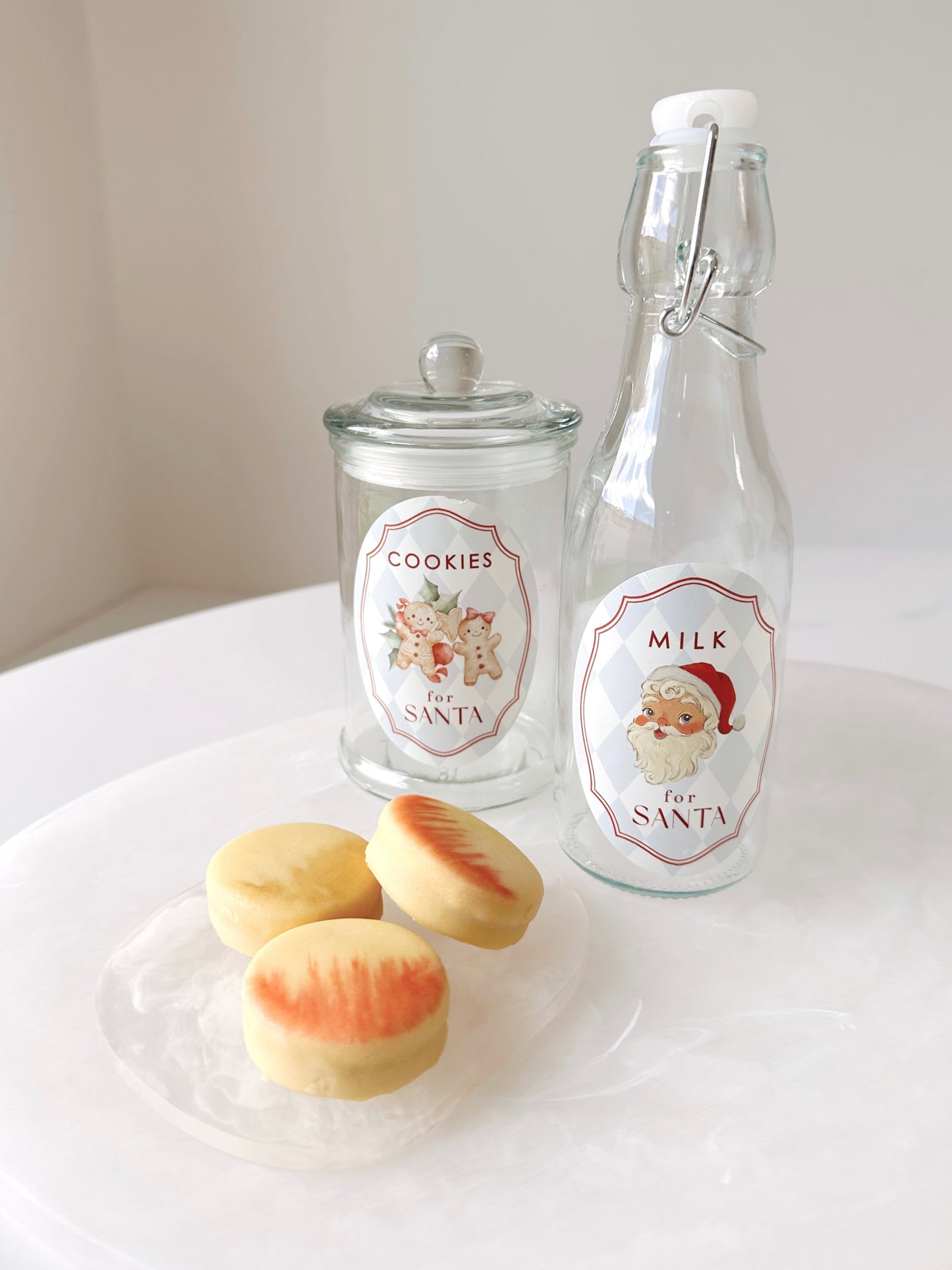 Santa Cookie Jar - Printed