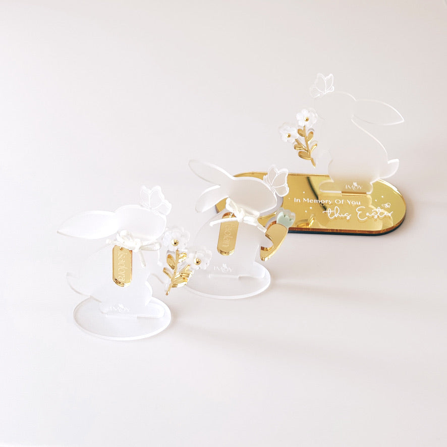 In Memory of You Ornament - Easter Rabbit