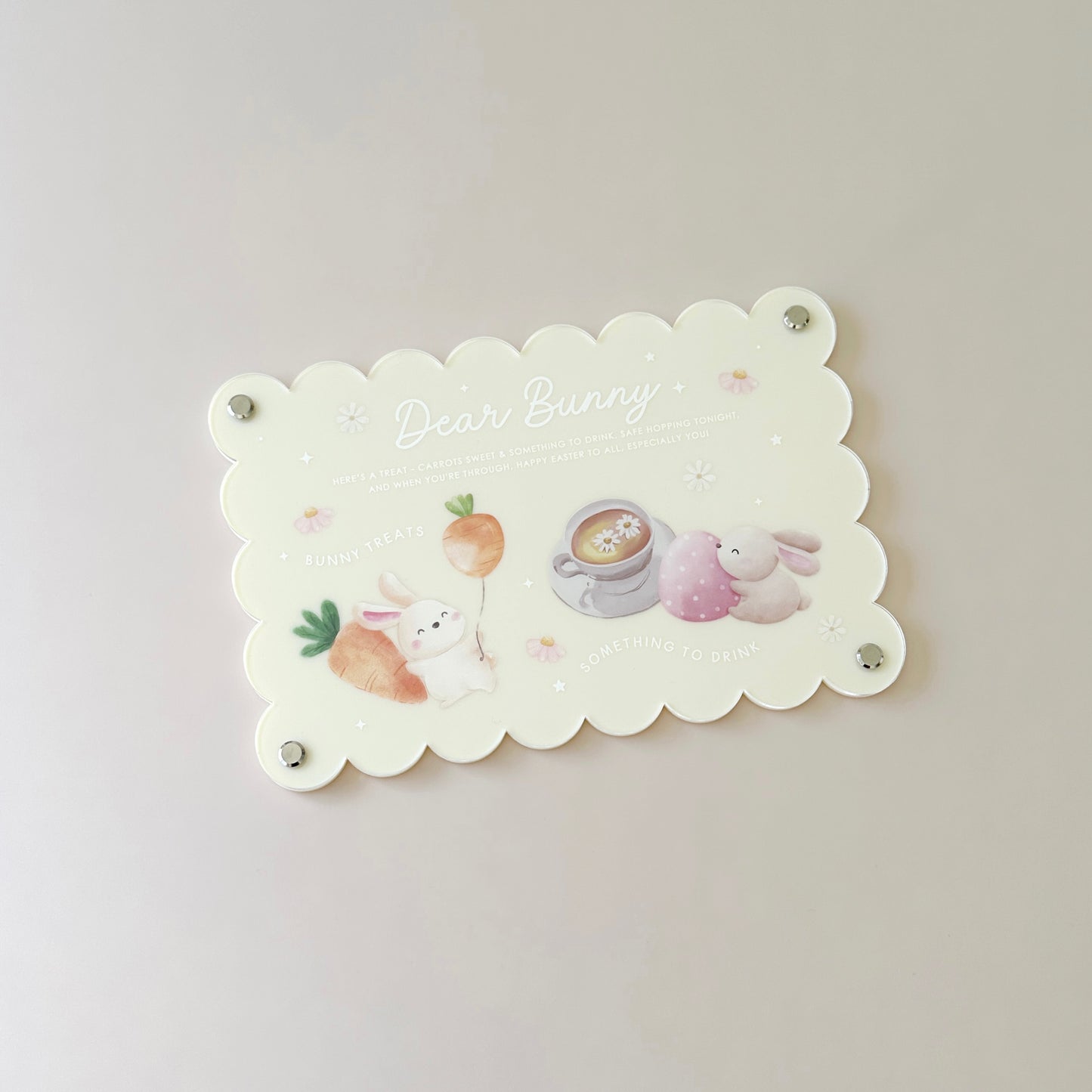Bunny Board - Scallop Rectangle