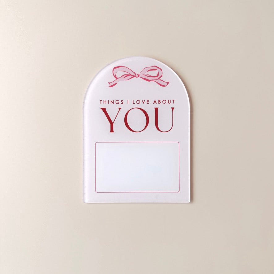 Things I Love - Arch Plaque / Magnet