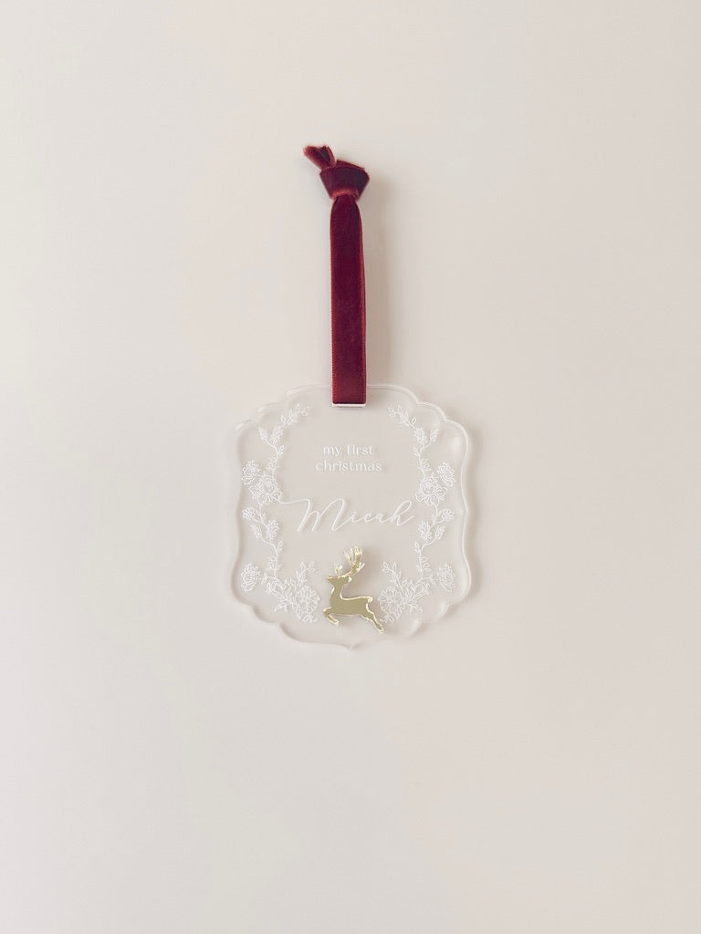 Christmas Ornament - Clear Classic