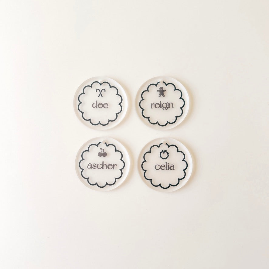 Mini Gift Tag Set - Circle