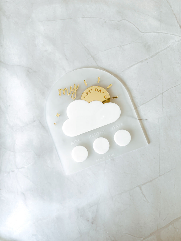 Cloud First/Last Day Board - Arch