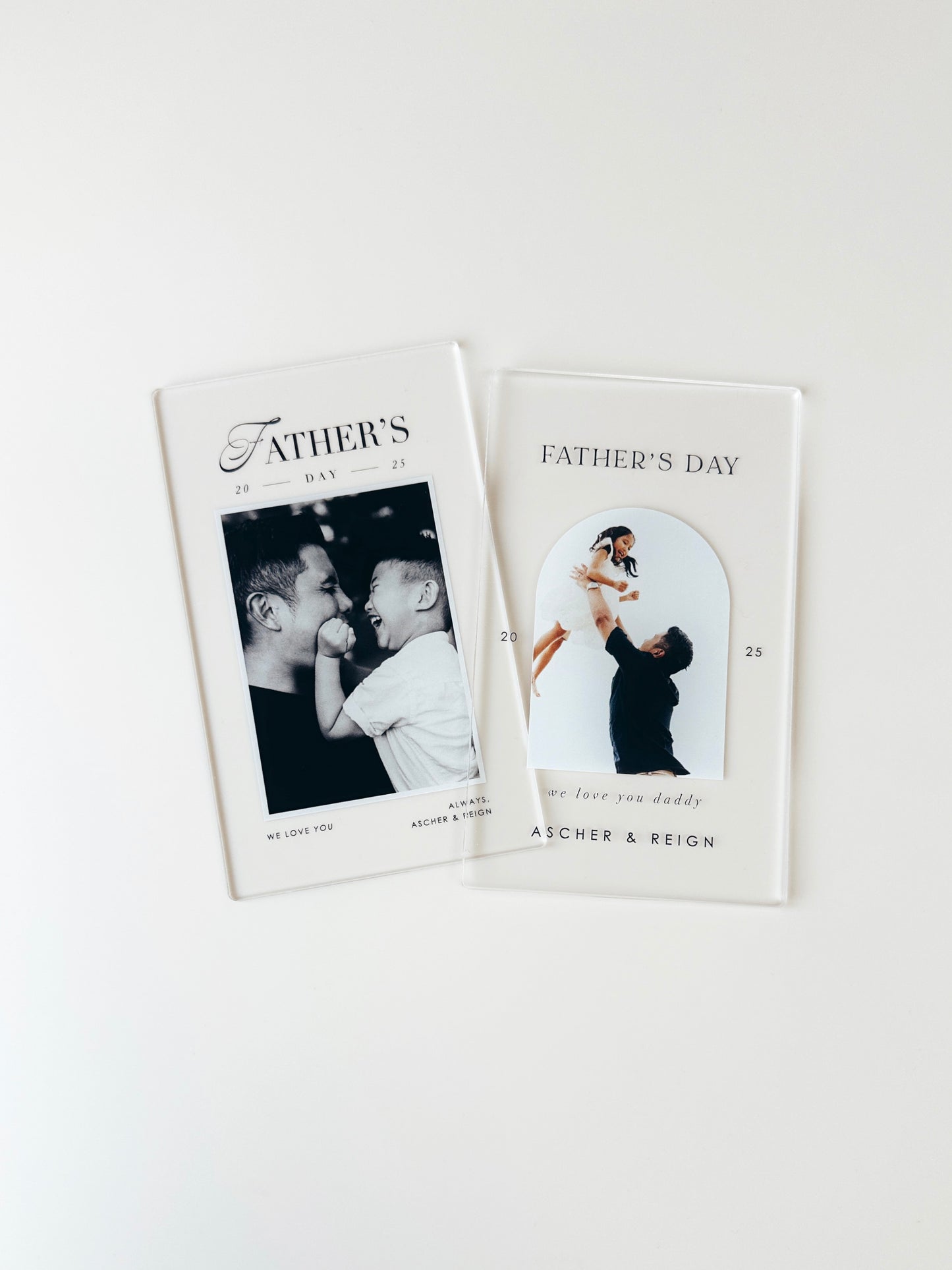 Mini Photo Plaque - Father's Day - Arch