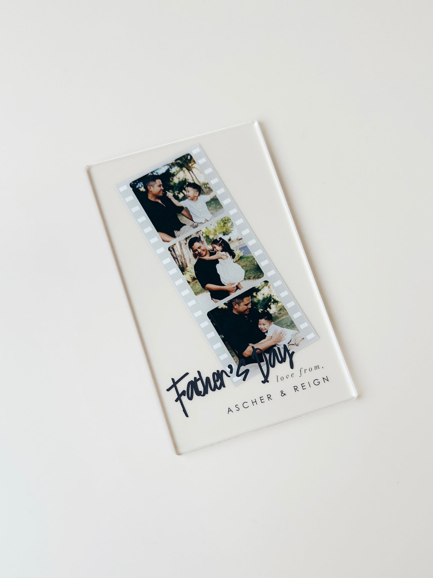 Mini Photo Plaque - Father's Day - Film Roll