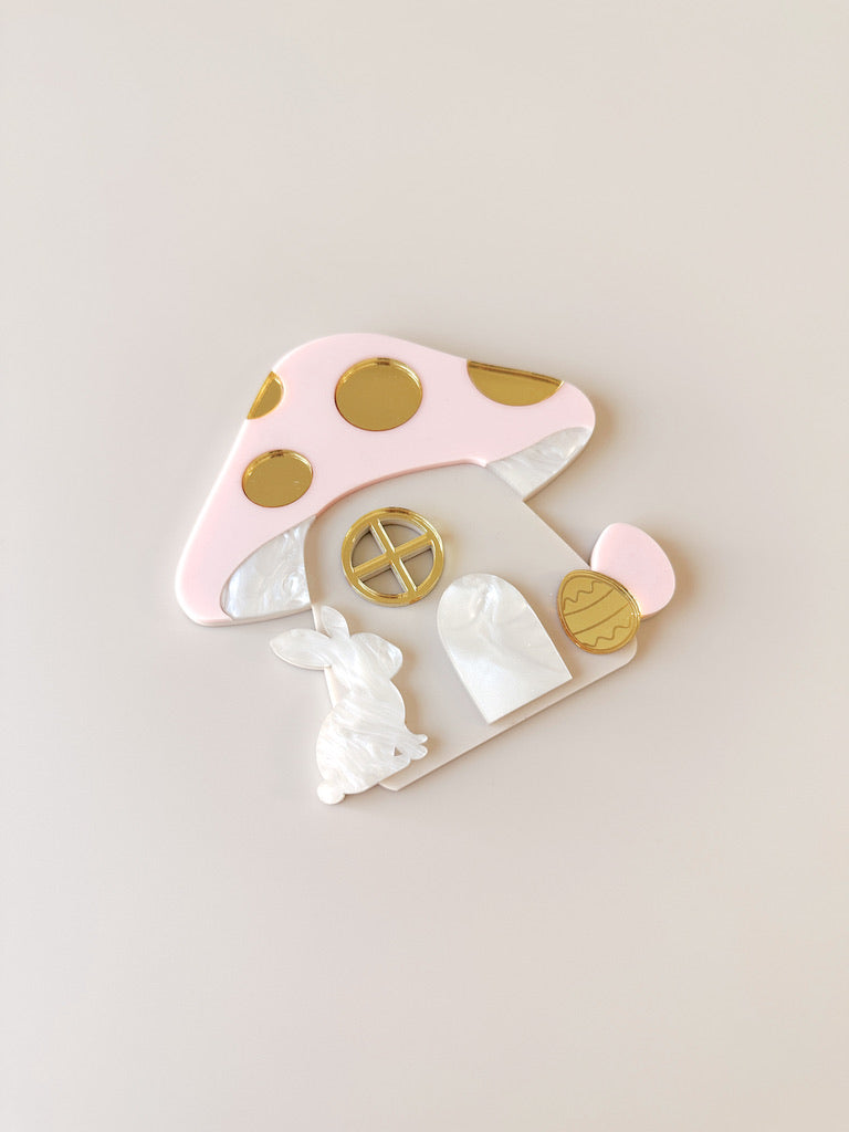 Easter Village - Mushroom Bunny Burrow