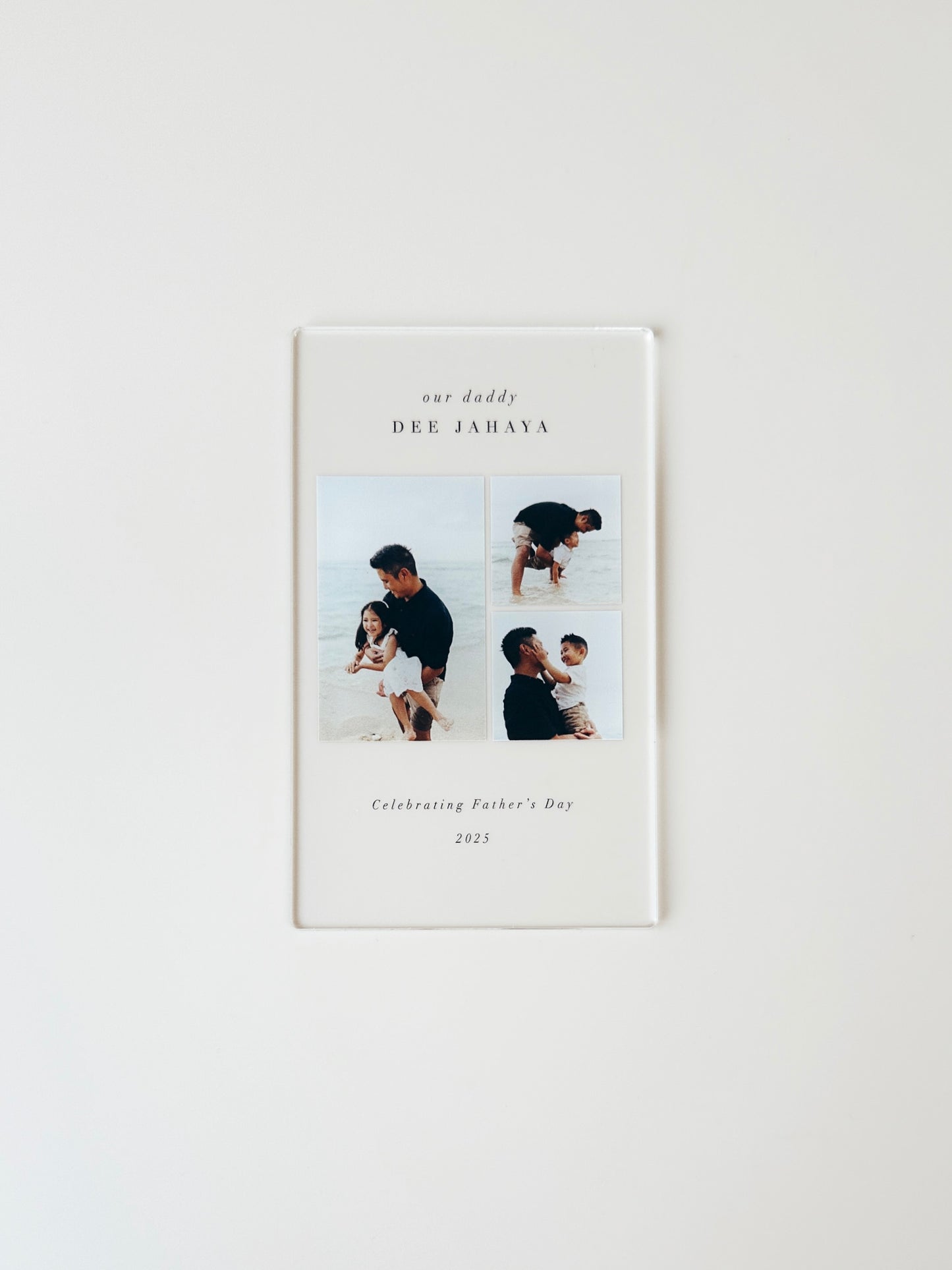 Mini Photo Plaque - Father's Day - Collage