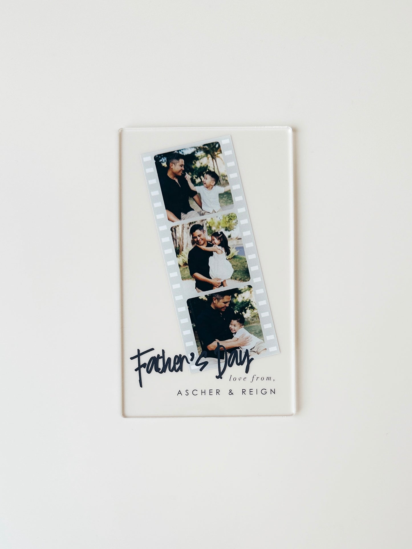 Mini Photo Plaque - Father's Day - Film Roll