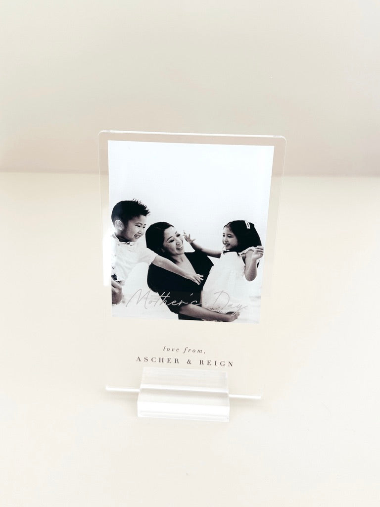Mini Photo Plaque - Mother's Day - Polaroid