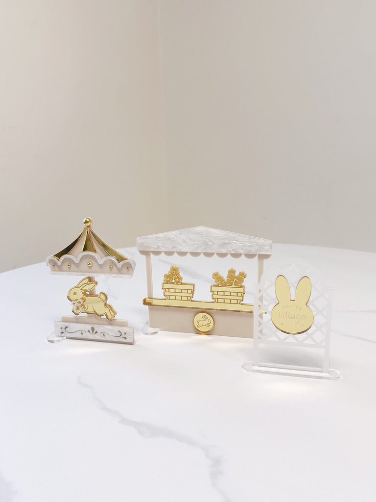 Easter Village Set- SMALL Carnival Scene