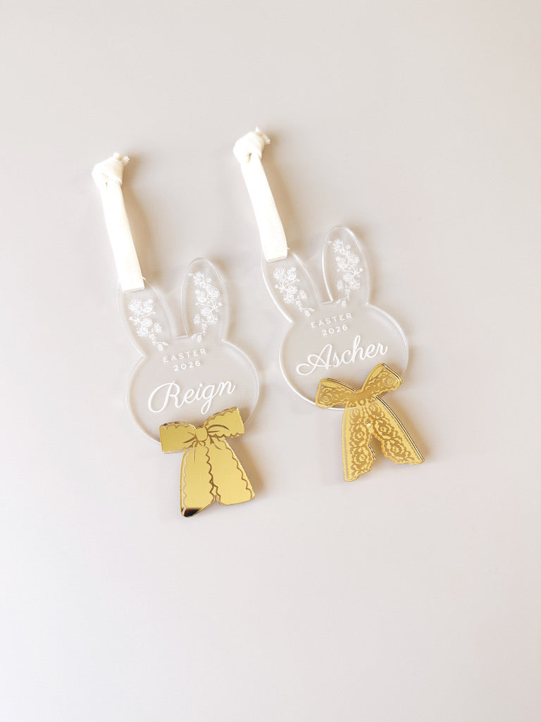 Easter Ornament - Classic Clear Bunny