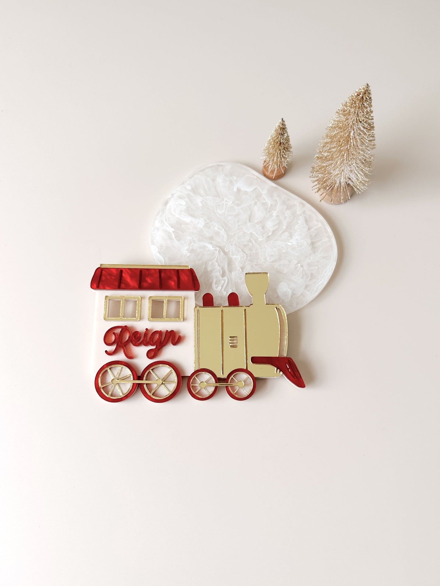 Christmas Plaque - Steam Train
