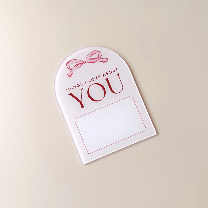 Things I Love - Arch Plaque / Magnet