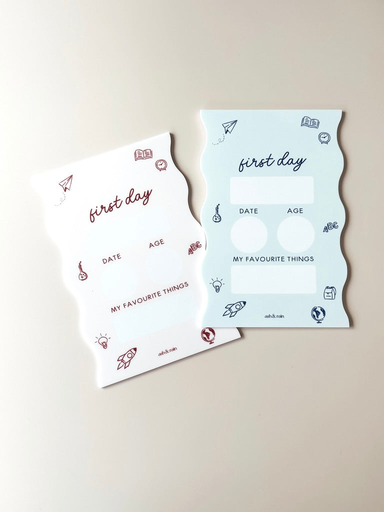 Pink First Day Board - Wave