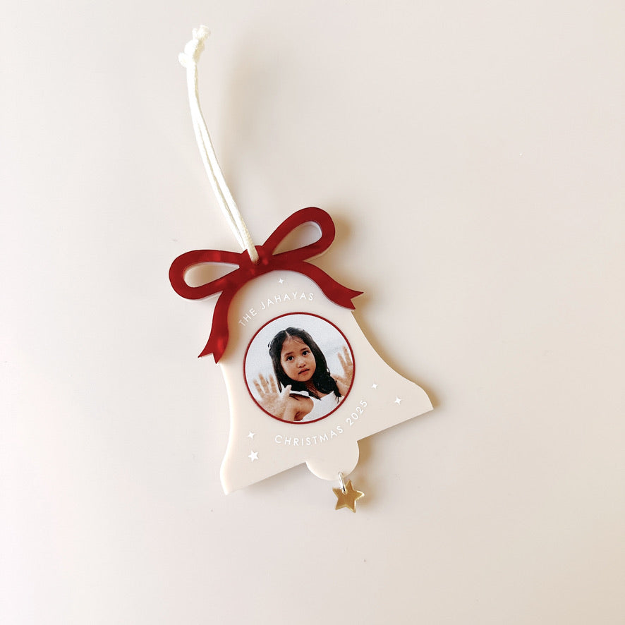 Christmas Photo Ornament - Bell