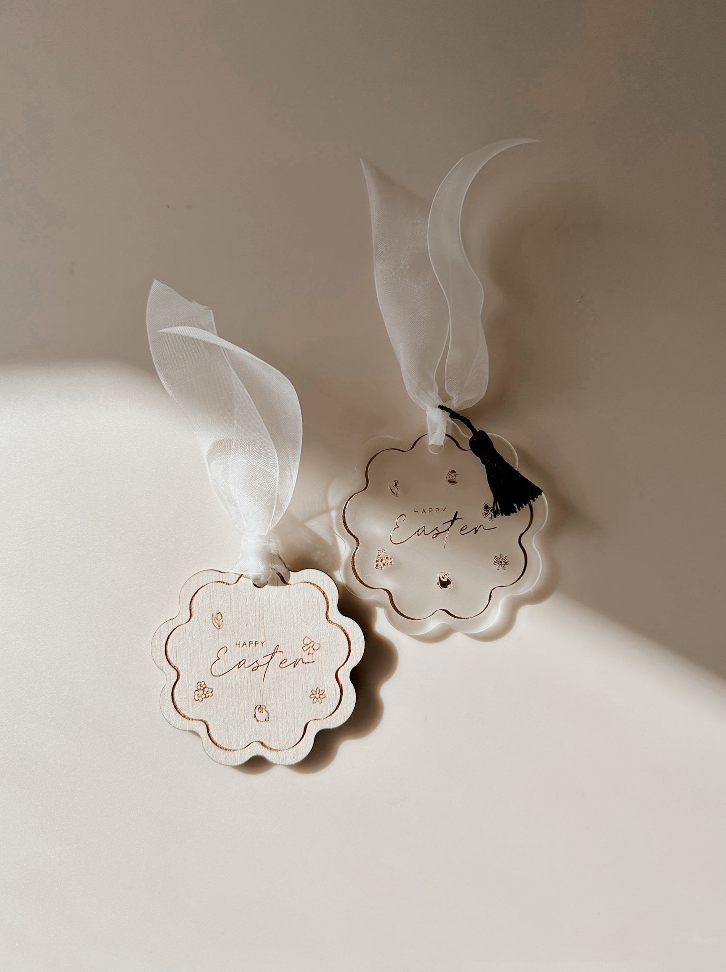 Easter Gift Tag - Wavy Circle