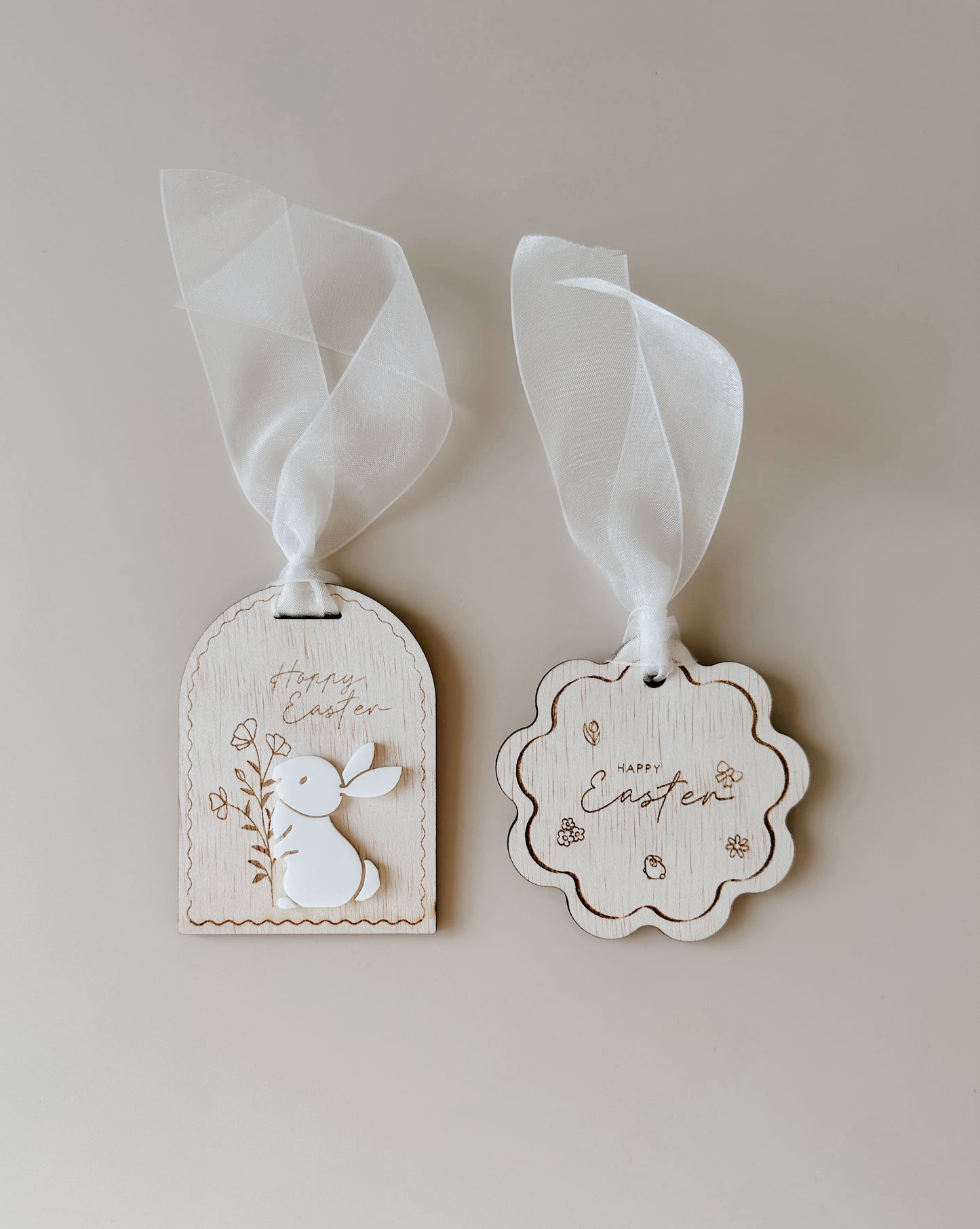 Easter Gift Tag - Wavy Circle