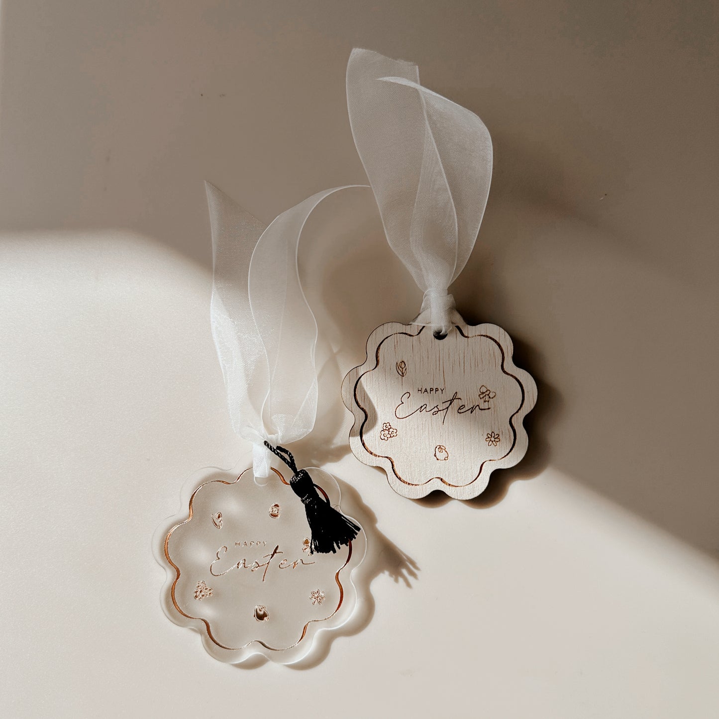 Easter Gift Tag - Wavy Circle