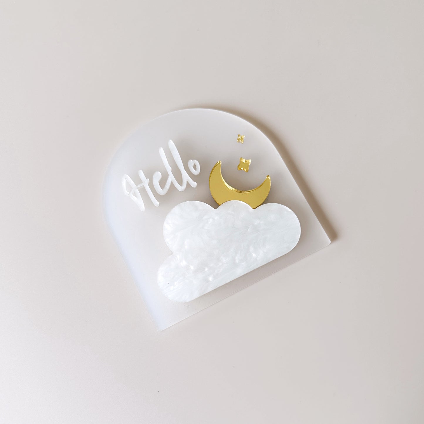 Arch Cloud Announcement Plaque