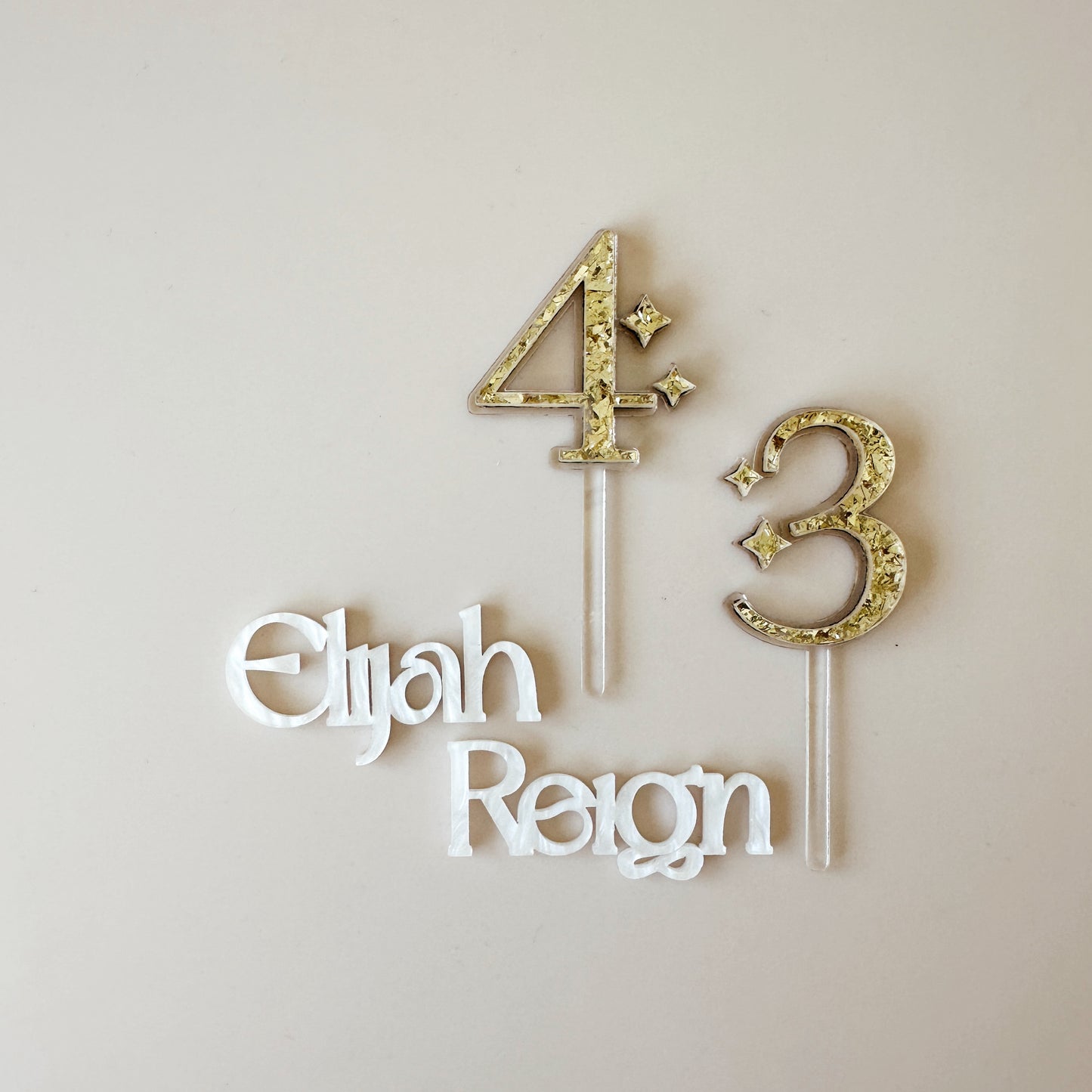 Mini Cake Topper - Number Set