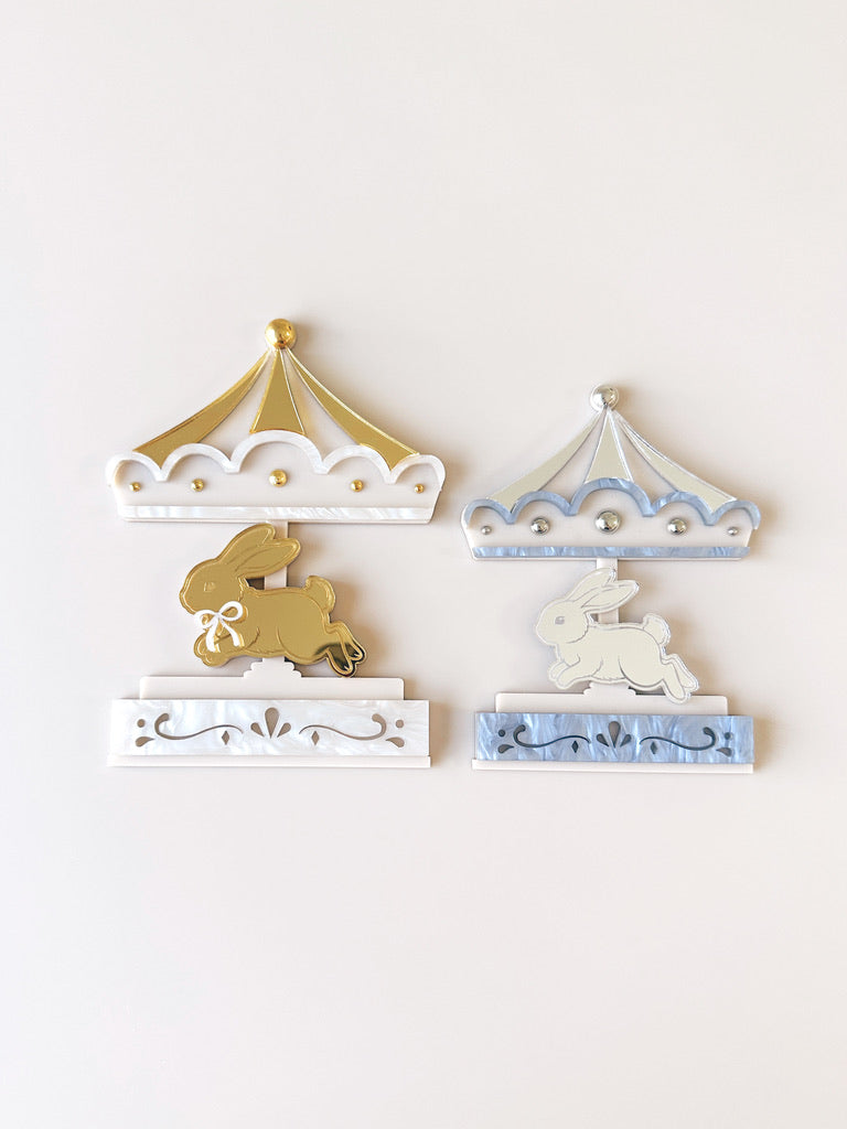 Easter Village - Rabbit Carousel