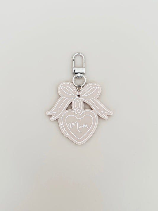 Bag Tag - Bow Heart