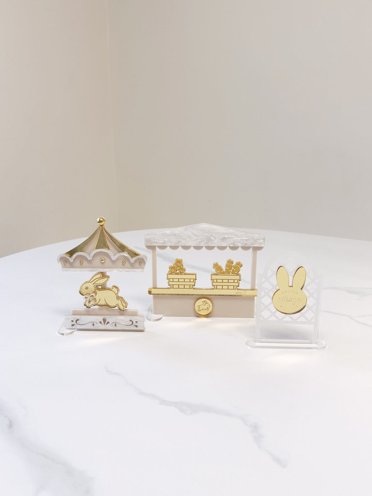 Easter Village - Rabbit Carousel