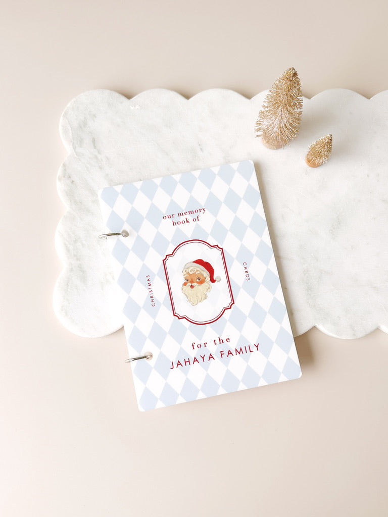 Christmas Card Folder - Santa