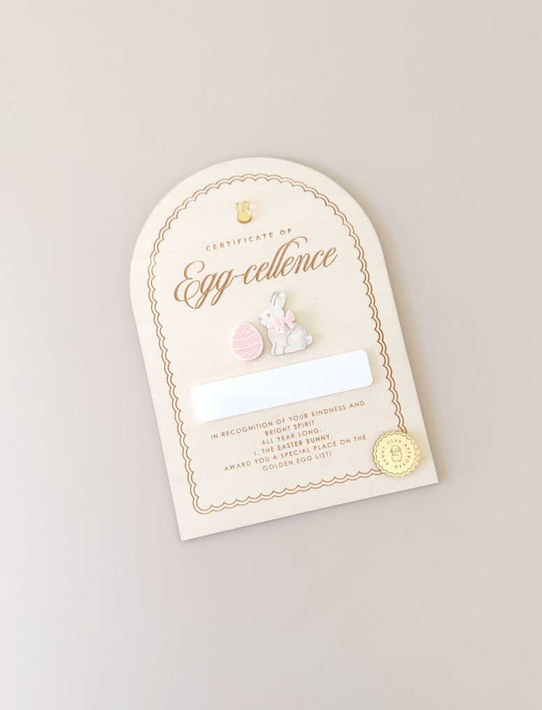 Easter Certificate - Classic Bunny