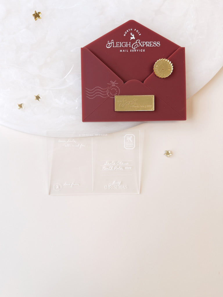 Christmas Envelope - Santa Mail Magnet