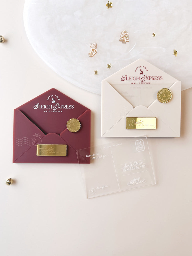 Christmas Envelope - Santa Mail Magnet
