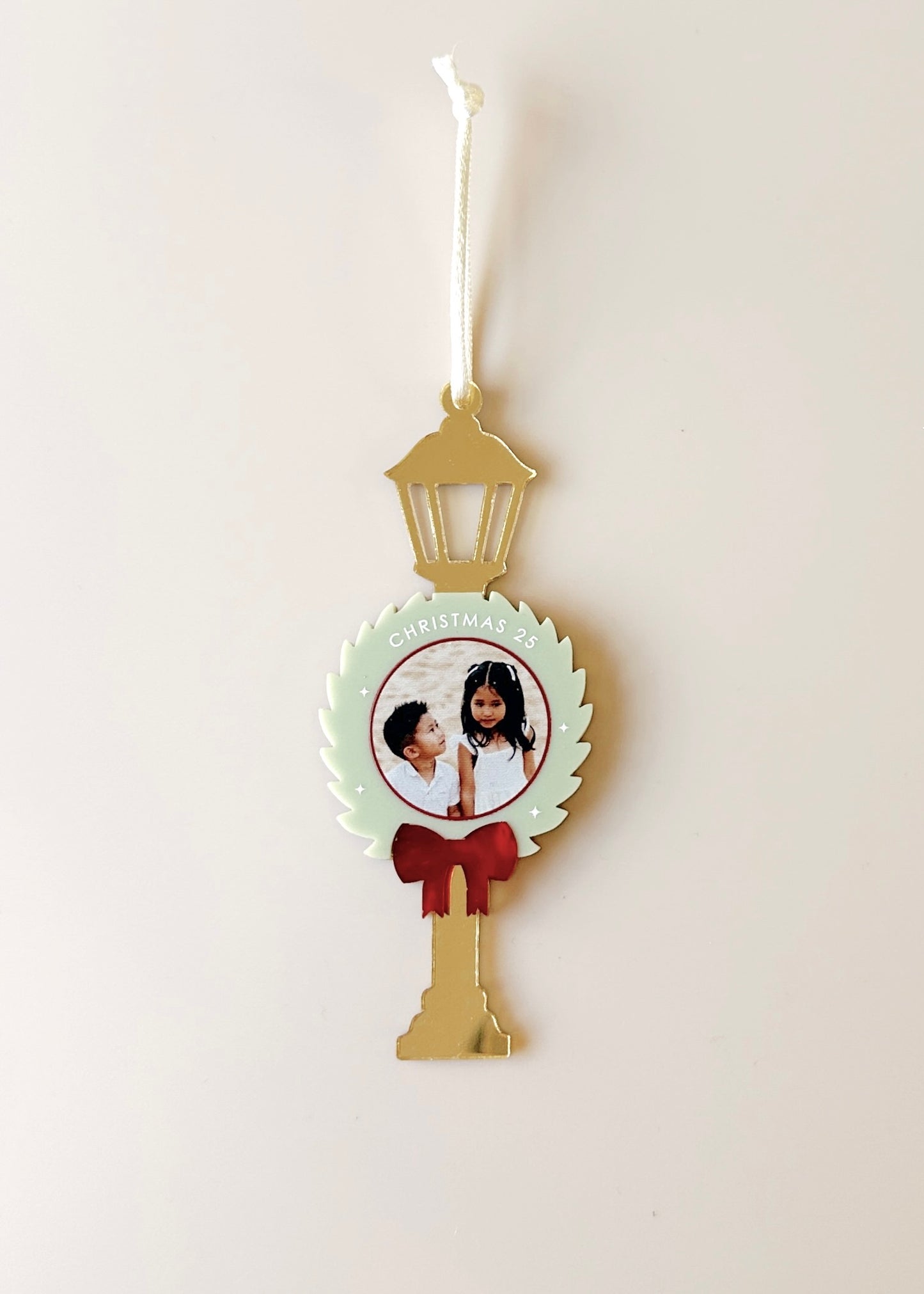 Christmas Photo Ornament - Lamp Post