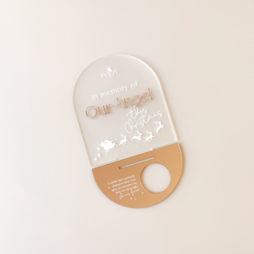 Christmas Memorial Plaque - IMOY Arch