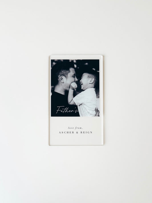 Mini Photo Plaque - Father's Day - Classic
