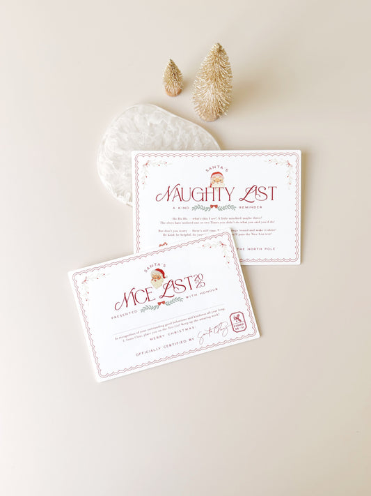 Nice List Certificate - Classic