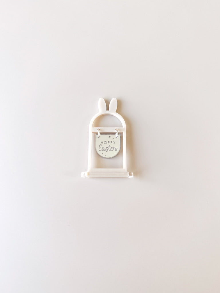 Easter Village - Swing Sign Bunny