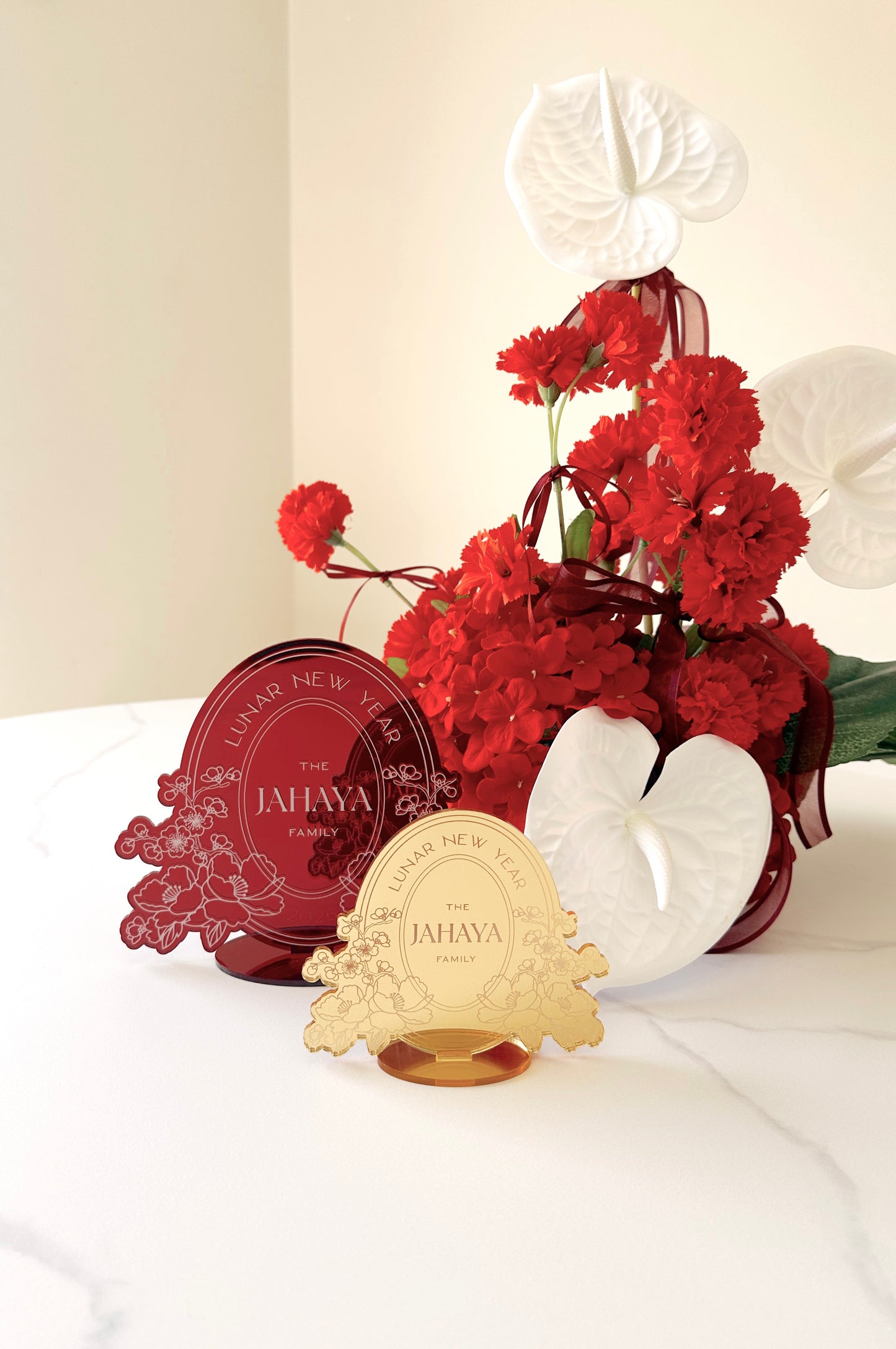 Lunar New Year - Floral Plaque