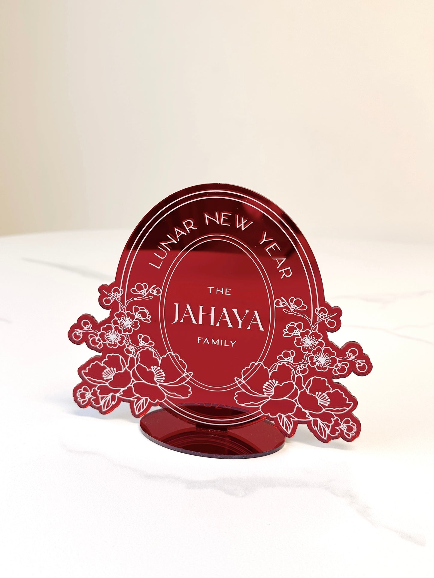 Lunar New Year - Floral Plaque