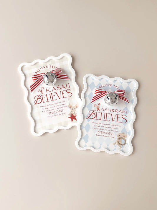 Scallop Plaque - Believe Bell