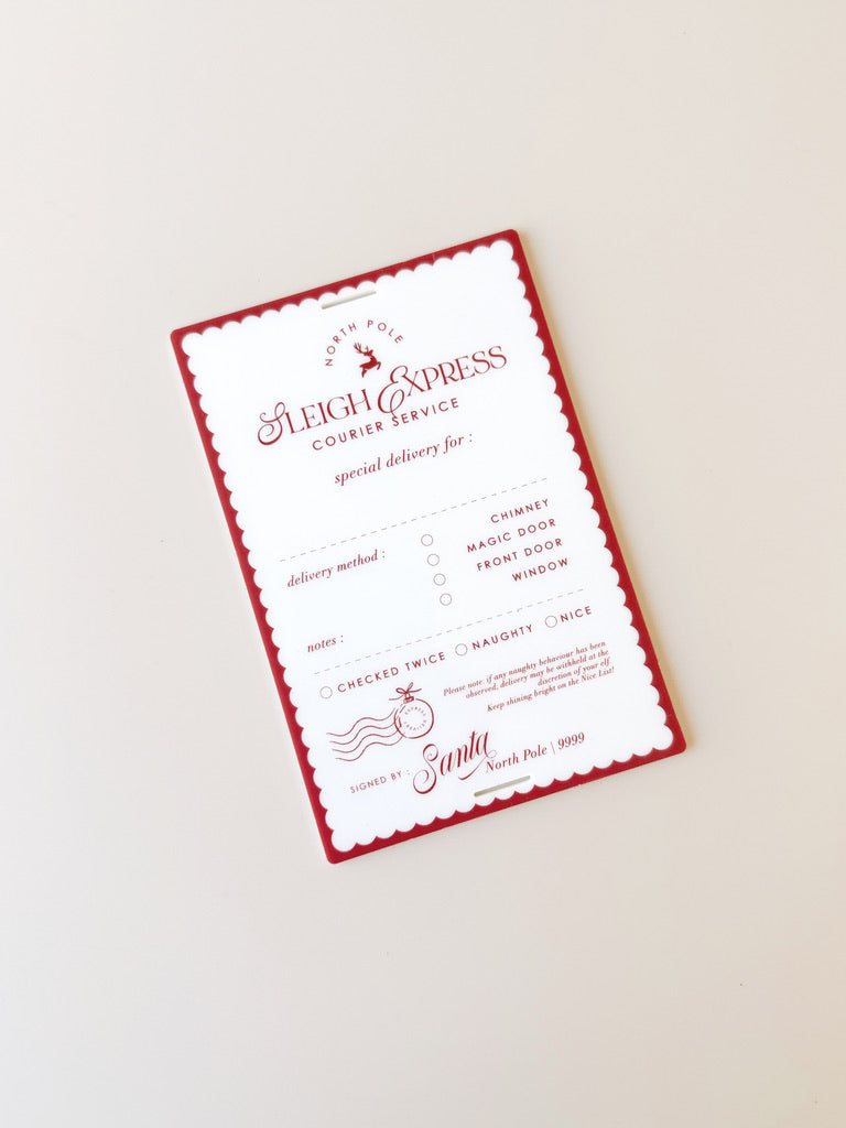 Gift Tag - Santa Delivery Label