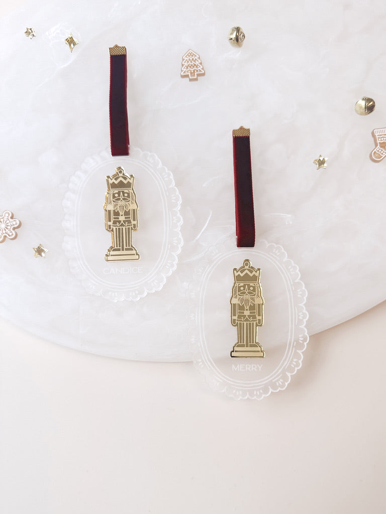 Christmas Ornament - Frosted Nutcracker
