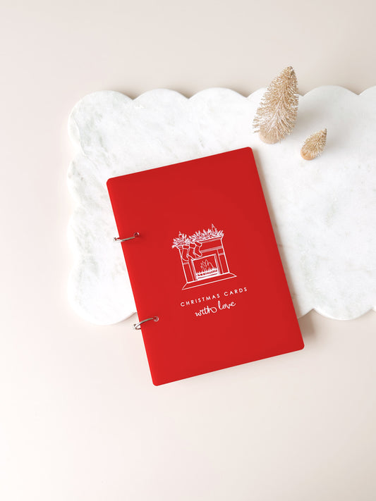 Christmas Card Folder - Mantle