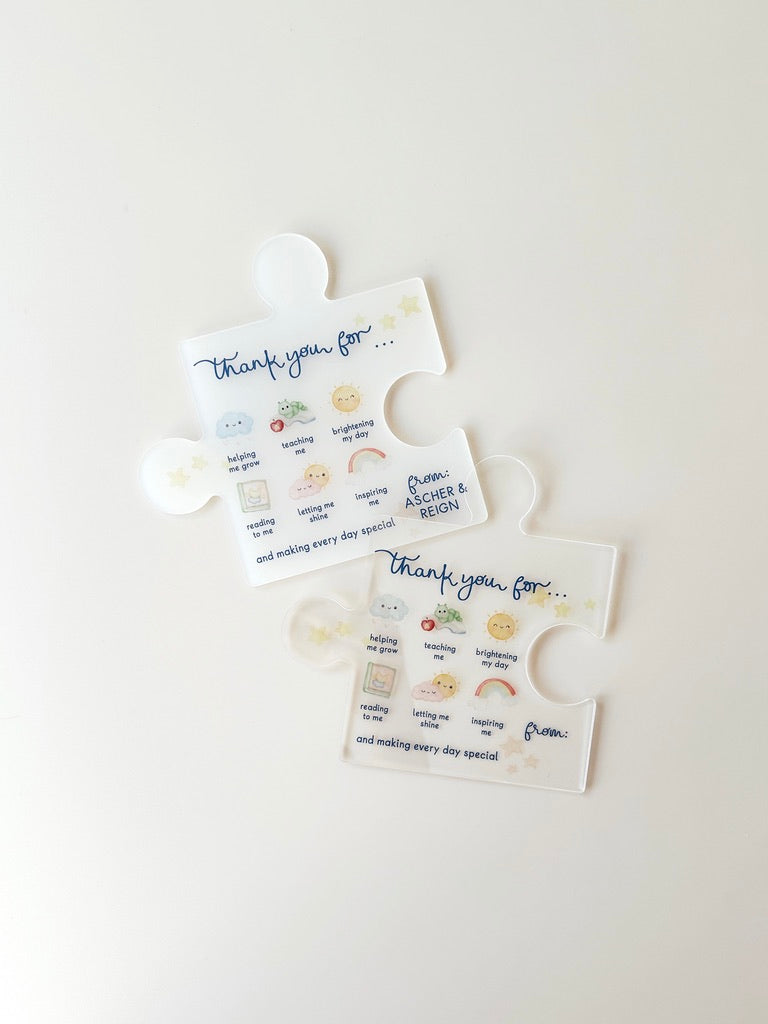 Puzzle Plaque - Teacher's Gift