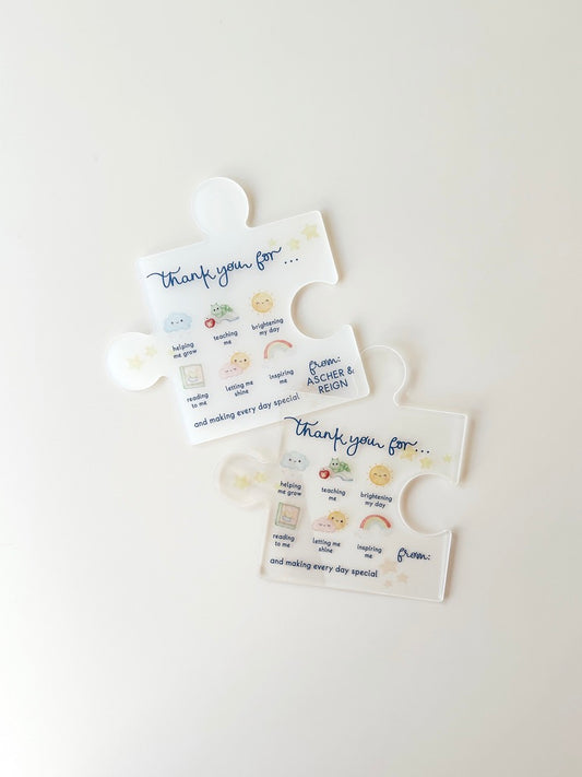 Puzzle Plaque - Teacher's Gift