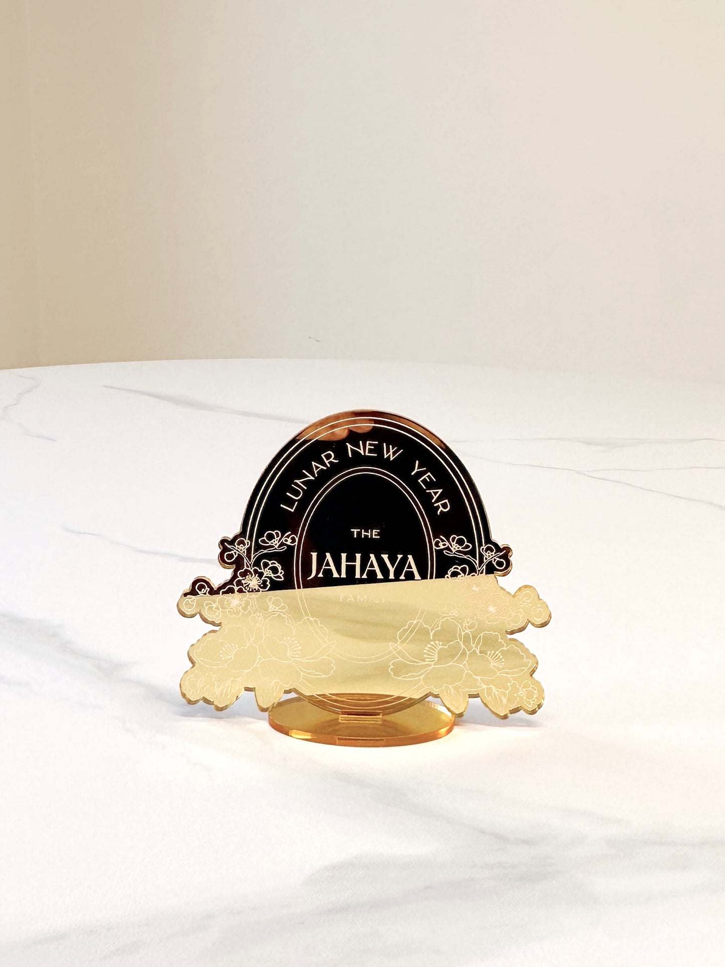 Lunar New Year - Floral Plaque