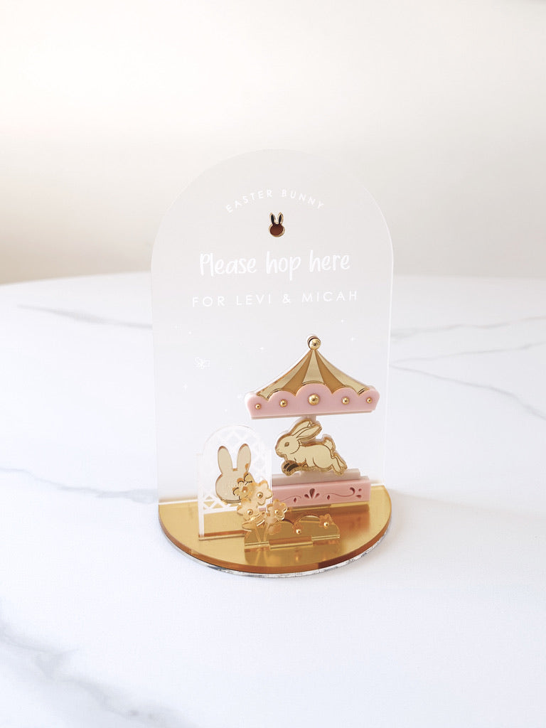 Easter Scene - Mini Bunny Carnival