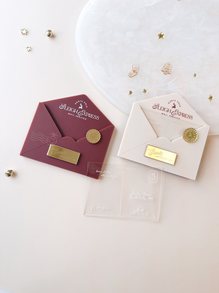 Christmas Envelope - Santa Mail Magnet